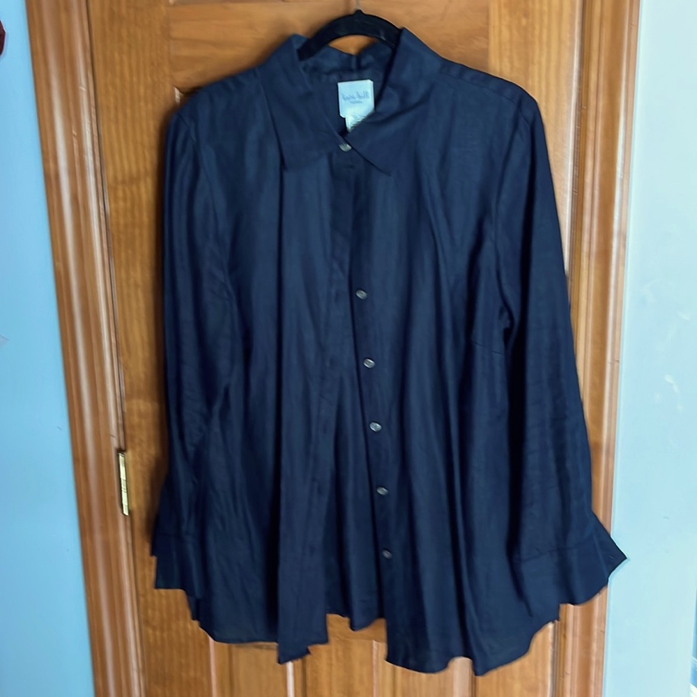 Kate hill linen blouse